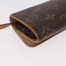 LOUIS VUITTON Monogram Pochette Twin PM Shoulder Bag M51854 LV Auth 190505-16