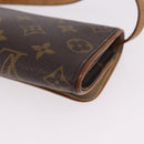 LOUIS VUITTON Monogram Pochette Twin PM Shoulder Bag M51854 LV Auth 190505-17