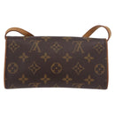 LOUIS VUITTON Monogram Pochette Twin PM Shoulder Bag M51854 LV Auth 190505-2