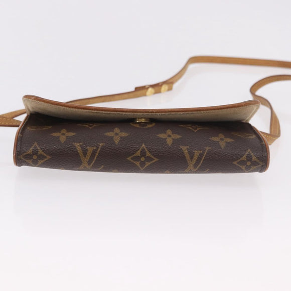 LOUIS VUITTON Monogram Pochette Twin PM Shoulder Bag M51854 LV Auth 190505