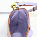 LOEWE Gate Bag Phone Holder Shoulder Bag Leather Pink Silver Auth 190506M-22