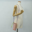 LOEWE Gate Bag Phone Holder Shoulder Bag Leather Pink Silver Auth 190506M-24