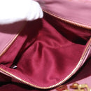 Miu Miu Matelasse Hand Bag Leather 2way Pink Gold Auth 190507A-26