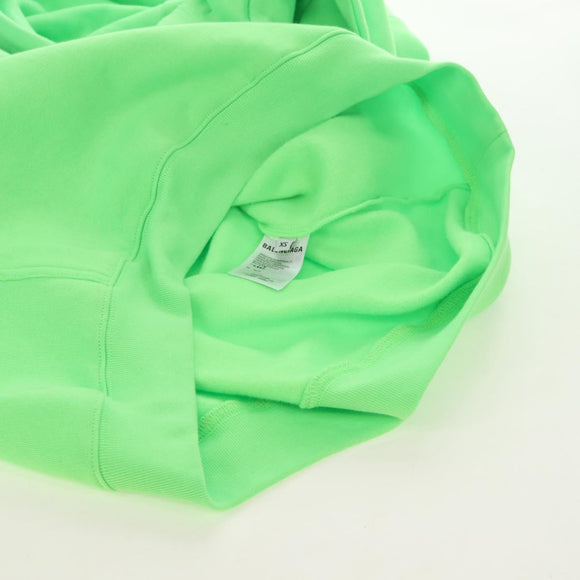 BALENCIAGA Hoody Cotton XS Green Auth 190509M