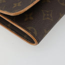 LOUIS VUITTON Monogram Pochette Twin GM Shoulder Bag M51852 LV Auth 190510-14