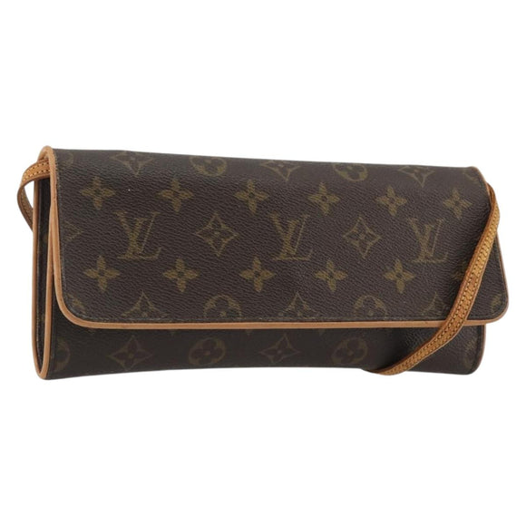 LOUIS VUITTON Monogram Pochette Twin GM Shoulder Bag M51852 LV Auth 190510