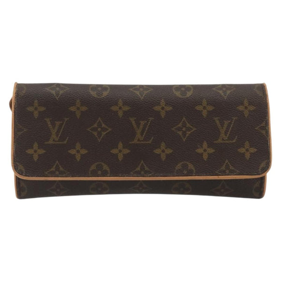 LOUIS VUITTON Monogram Pochette Twin GM Shoulder Bag M51852 LV Auth 190510