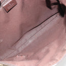 GUCCI GG Canvas Shoulder Bag Beige Silver 145857 Auth 190511A-10