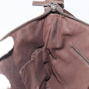 GUCCI GG Canvas Shoulder Bag Beige Silver 145857 Auth 190511A-20