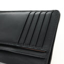 Miu Miu Matelasse Wallet Leather Black Gold Auth 190514M-22