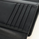 Miu Miu Matelasse Wallet Leather Black Gold Auth 190514M-23