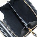 Miu Miu Matelasse Wallet Leather Black Gold Auth 190514M-10