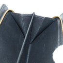 Miu Miu Matelasse Wallet Leather Black Gold Auth 190514M-27