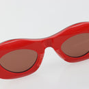 BOTTEGA VENETA Sunglasses plastic Red Auth 190515M-16