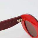 BOTTEGA VENETA Sunglasses plastic Red Auth 190515M-14