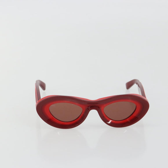 BOTTEGA VENETA Sunglasses plastic Red Auth 190515M