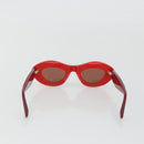 BOTTEGA VENETA Sunglasses plastic Red Auth 190515M-3