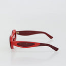BOTTEGA VENETA Sunglasses plastic Red Auth 190515M-3