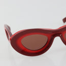 BOTTEGA VENETA Sunglasses plastic Red Auth 190515M-5