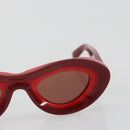 BOTTEGA VENETA Sunglasses plastic Red Auth 190515M-6
