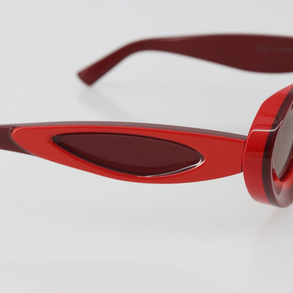 BOTTEGA VENETA Sunglasses plastic Red Auth 190515M