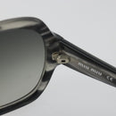Miu Miu Sunglasses plastic Gray Auth 190516M-10