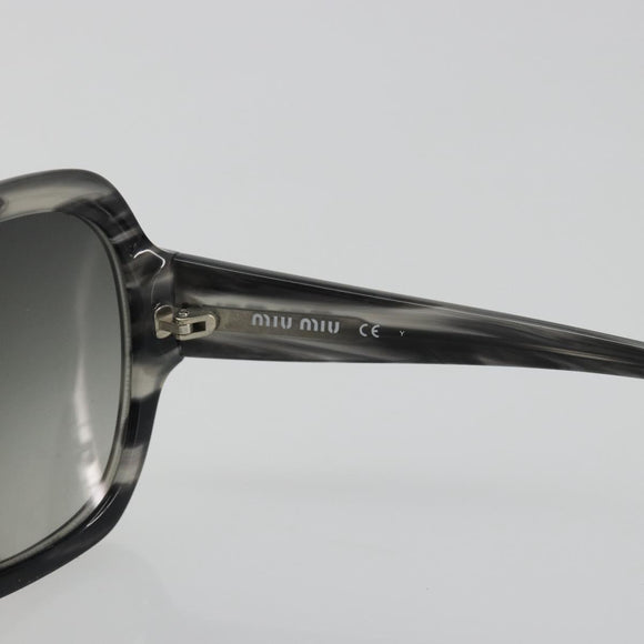 Miu Miu Sunglasses plastic Gray Auth 190516M