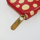 LOUIS VUITTON Monogram Vernis Zippy Wallet Long Rouge M91572 LV Auth 190517-8