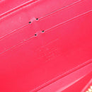 LOUIS VUITTON Monogram Vernis Zippy Wallet Long Rouge M91572 LV Auth 190517-17