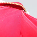 LOUIS VUITTON Monogram Vernis Zippy Wallet Long Rouge M91572 LV Auth 190517-12