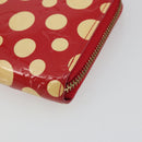 LOUIS VUITTON Monogram Vernis Zippy Wallet Long Rouge M91572 LV Auth 190517-7