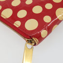 LOUIS VUITTON Monogram Vernis Zippy Wallet Long Rouge M91572 LV Auth 190517-14