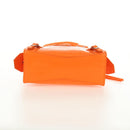BALENCIAGA Classic City Mini Hand Bag Leather 2way Orange 638524 Auth 190519SM-5