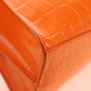 BALENCIAGA Classic City Mini Hand Bag Leather 2way Orange 638524 Auth 190519SM-17