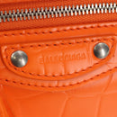 BALENCIAGA Classic City Mini Hand Bag Leather 2way Orange 638524 Auth 190519SM-16