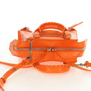 BALENCIAGA Classic City Mini Hand Bag Leather 2way Orange 638524 Auth 190519SM-6