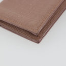 LOEWE Card Case Leather Pink Gold Auth 190520A-16