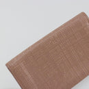 LOEWE Card Case Leather Pink Gold Auth 190520A-8