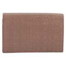 LOEWE Card Case Leather Pink Gold Auth 190520A-2