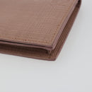 LOEWE Card Case Leather Pink Gold Auth 190520A-7