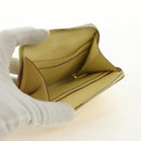 HERMES Coin Purse Taurillon Clemence Leather Yellow Auth 190522M-9
