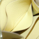 HERMES Coin Purse Taurillon Clemence Leather Yellow Auth 190522M-23