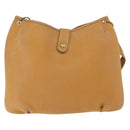 HERMES Rodeo Shoulder Bag Taurillon Leather Beige Gold Auth 190526-2