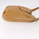 HERMES Rodeo Shoulder Bag Taurillon Leather Beige Gold Auth 190526-3