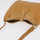 HERMES Rodeo Shoulder Bag Taurillon Leather Beige Gold Auth 190526-6