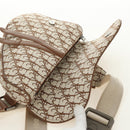 Christian Dior Trotter Canvas Saddle Bag Cactus Jack Beige Auth 190528M-17