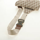Christian Dior Trotter Canvas Saddle Bag Cactus Jack Beige Auth 190528M-7