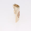 CHANEL COCO Valletta Hair Clip Metal Gold Tone CC Auth 190529M-5