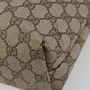 GUCCI GG Supreme Web Sherry Line Tote Bag PVC Beige Gold 39 002 4487 Auth 190532-15