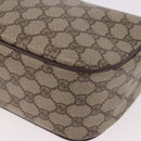 GUCCI GG Supreme Web Sherry Line Bag PVC Beige Gold 89 02 077 Auth 190534-14